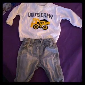 Sweater and jeans set